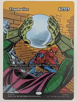 (Normal) Traumatize (Borderless) (015) Marvel Eternal-Legal NM - Image 1