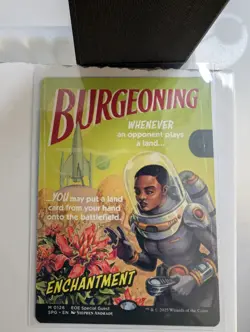 MTG Edge of Eternities Burgeoning Enchantment M 0126 - Image 1