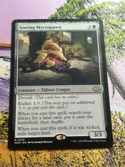 Near Mint, English - 1 x MTG Sowing Mycospawn Modern Horizons 3 - Image 1