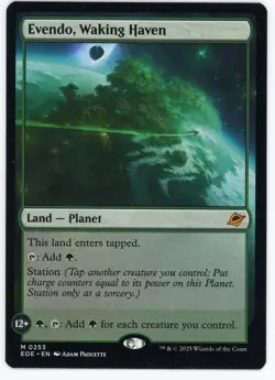 2025 Magic the Gathering Evendo Walking Haven Land Planet Near Mint - Image 1