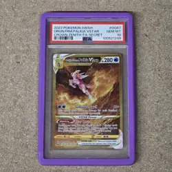 2023 POKEMON SWSH SECRET #GG67 FULL ART/ORIGIN FORME PALKIA VSTAR PSA 10 - Image 1