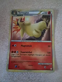 Tornupto - Pokemon Holo Karte TCG 32/123 HeartGold & SoulSilver 2010 /W20 - Image 1