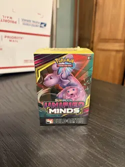 New Sealed Pokemon TCG Sun & Moon Unified Minds Build & Battle Box PreRelease - Image 1