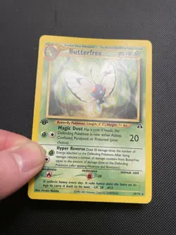 Pokemon Butterfree Neo Discovery 1st Edition Rare 19/75 WOTC 2001 Vintage - Image 2