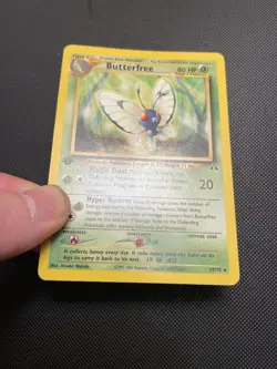 Pokemon Butterfree Neo Discovery 1st Edition Rare 19/75 WOTC 2001 Vintage - Image 4