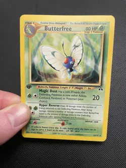 Pokemon Butterfree Neo Discovery 1st Edition Rare 19/75 WOTC 2001 Vintage - Image 5