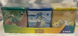 Pokemon TCG 3 Pack Tins Includes 9 Total Booster Packs & 3 Coins Costco 2023 - Image 2