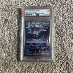 2024 Pokemon TEF EN Illustration Rare #205 Walking Wake Ex SIR PSA 9 MINT - Image 1