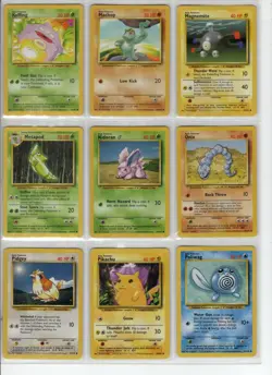 COMPLETE BASE SET ALMOST OF 68 DIFFERENT UN-COMMONS AND COMMON POKEMON LP - Image 4