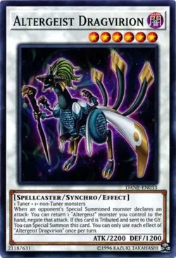 1 x Altergeist Dragvirion - DANE-EN033 - Common - Unlimited Edition Near Mint, E - Image 1