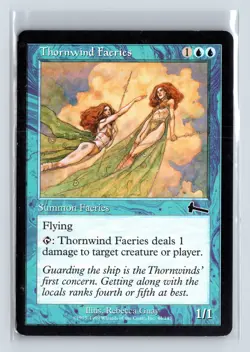 THORNWIND FAERIES - MTG Magic the Gathering Card - Urza's Legacy - Common - Image 1