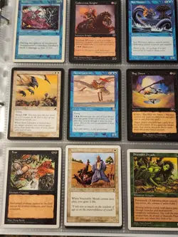 Vintage Magic The Gathering Binder Collection Card Lot MTG 1993-2003 Rares - Image 4