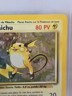 Pokemon Trading Card French Raichu PV Holo 14/102 - Image 3