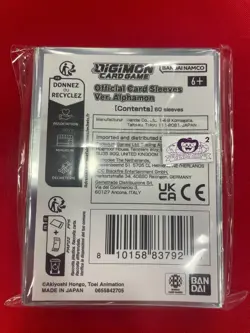 Digimon Official Card Sleeves ver. Alphamon - Bandai Card Games Fest Exclusive - Image 2