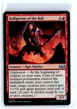 FOIL Belligerent of the Ball Wilds of Eldraine - MTG Magic the Gathering Card - Image 1