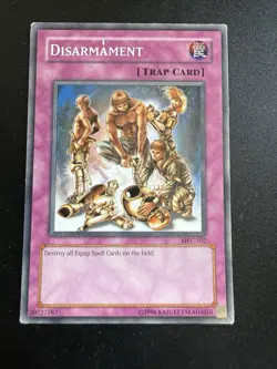 Yu-Gi-Oh! Disarmament Common Trap Card MFC-102 LP - Image 1
