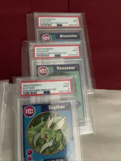 11 Card LOT Pokemon Burger King Perforated ALL PSA’s - Image 2