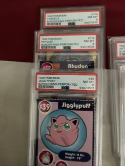 11 Card LOT Pokemon Burger King Perforated ALL PSA’s - Image 5