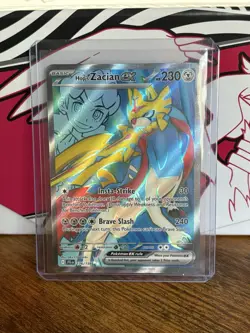 Pokemon Zacian EX Holo Card 230 HP InstaStrike Brave Slash - Image 1