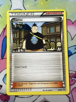 Tierno - Kalos Starter Set 39/39 Pokemon Card TCG - LP - Image 1