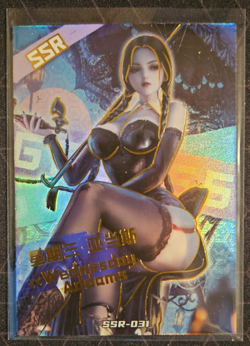 Wednesday Addams SSR SSR-031 Carnival Crazy Party Goddess Story Anime Card - Image 1