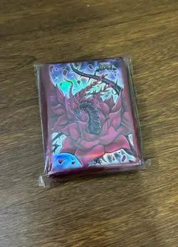 Yu-Gi-Oh! "BLACK ROSE DRAGON" 80 Judge Card Sleeves American made by Konami New - Image 1