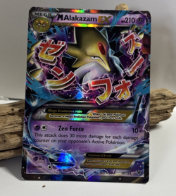 M Alakazam EX - Fates Collide 26/124 - Holo Rare - LP/MP - Pokemon Card - EN - Image 3