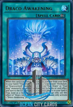 Yugioh DOOD-EN064 Draco Awakening : Ultra Rare Card : 1st Edition - Image 1