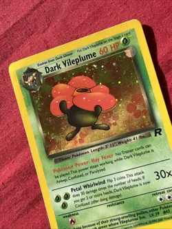 Dark Vileplume 13/82 Holo Shiny Card Excellent Condition Pokemon (T77) - Image 3