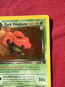 Dark Vileplume 13/82 Holo Shiny Card Excellent Condition Pokemon (T77) - Image 5