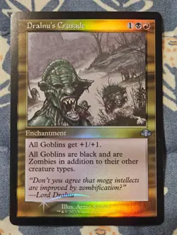 Dralnu's Crusade FOIL Dominaria Remastered MTG Magic - Image 1