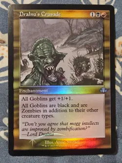 Dralnu's Crusade FOIL Dominaria Remastered MTG Magic - Image 3
