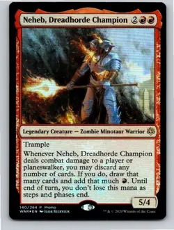 Magic the Gathering Foil Neheb, Dreadhorde Champion Resale Promo MTG - Image 1