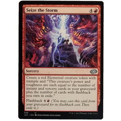 x1 Seize the Storm J22 MTG M/NM Uncommon Red Sorcery Jumpstart 2022 TCG CCG - Image 1