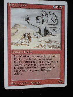 Rock Hydra Revised MP Moderately Played MTG Magic the Gathering - Image 1