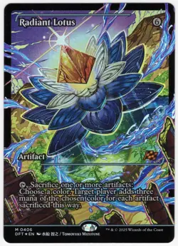 MTG Aetherdrift FOIL Showcase M Radiant Lotus #0406 - Image 1