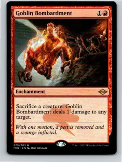 Magic the Gathering Goblin Bombardment Modern Horizons 2 MTG Free Shipping! - Image 1