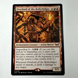 MTG Overlord of the Boilerbilges Mythic Regular #146 Duskmourn: House of Horror - Image 1