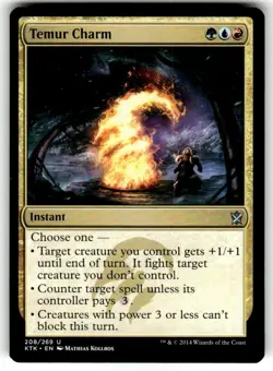 Magic the Gathering MTG Temur Charm (208) Khans of Tarkir - Image 1