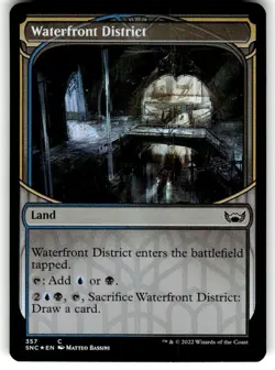 Waterfront District (Showcase) Streets of New Capenna FOIL MTG - Image 1