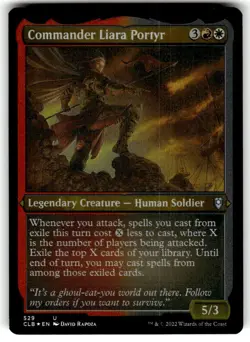 Commander Liara Portyr (Foil Etched) Commander Legends: Battle for Baldur's MTG - Image 1