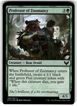 Professor of Zoomancy Strixhaven: School of Mages FOIL MTG - Image 1