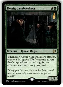 Magic: The Gathering Creature Kessig Cagebreakers Regular MTG - Image 1
