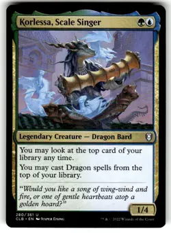 Korlessa, Scale Singer Commander Legends: Battle for Baldur's Gate Regular MTG N - Image 1