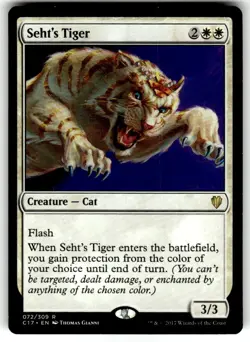 Seht's Tiger Commander 2017 Regular MTG - Image 1