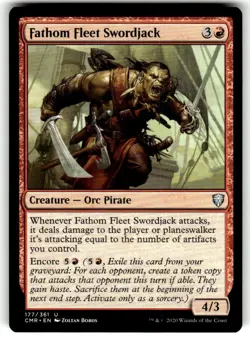 Fathom Fleet Swordjack Commander Legends Regular MTG - Image 1