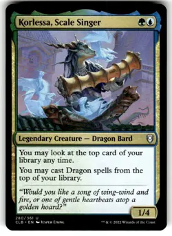 Korlessa, Scale Singer Commander Legends: Battle for Baldur's Gate Regular MTG - Image 1
