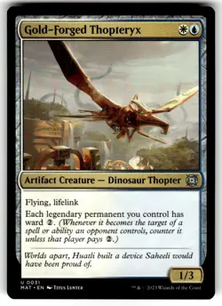 Gold-Forged Thopteryx March of the Machine: The Aftermath Regular MTG - Image 1