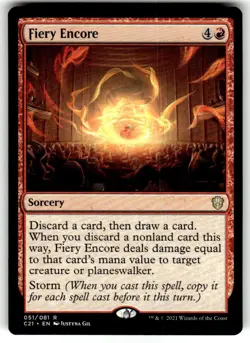 Fiery Encore Commander 2021 Regular MTG - Image 1