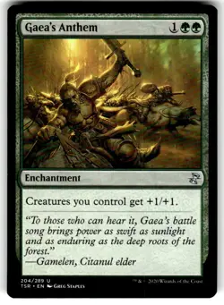Gaea's Anthem Time Spiral Remastered Regular MTG - Image 1